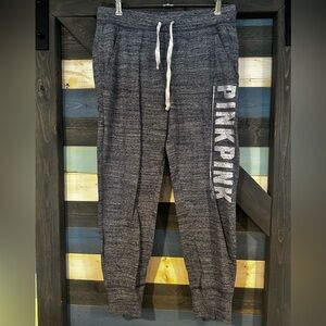 PINK Victoria's Secret Charcoal Joggers